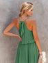 'Galatea' Ruffled Sleeveless Maxi Dress - Celes Fashion